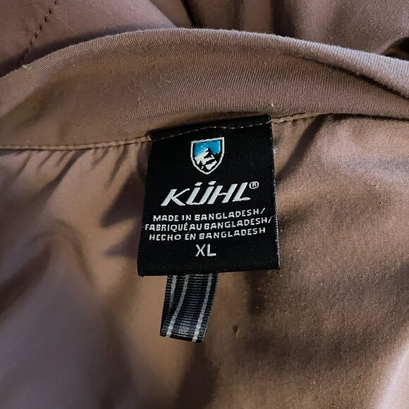 Kuhl Women XL  Mauve Rose Pink Bomber Jacket Soft Shell Zip Pockets Gorpcore - Picture 9 of 11